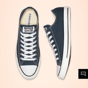 Unused Low Top Navy Converse